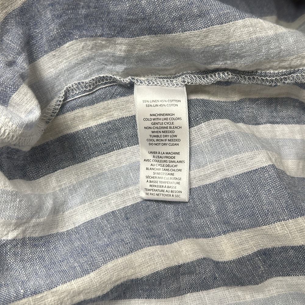 beachlunchlounge linen blend vacation top - Picture 6 of 9